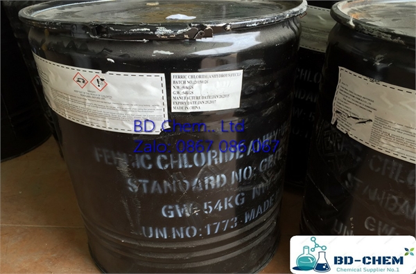 FeCl3 rắn Trung Quốc - Hóa Chất Xử Lý Nước Bình Dương - Công Ty TNHH Bình Dương Chem